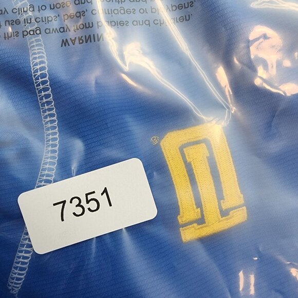 Womens Ping Blue Pullover Golf Shirt 1/4 Zip Long Sleeve Mock Neck Size M - Picture 10 of 10